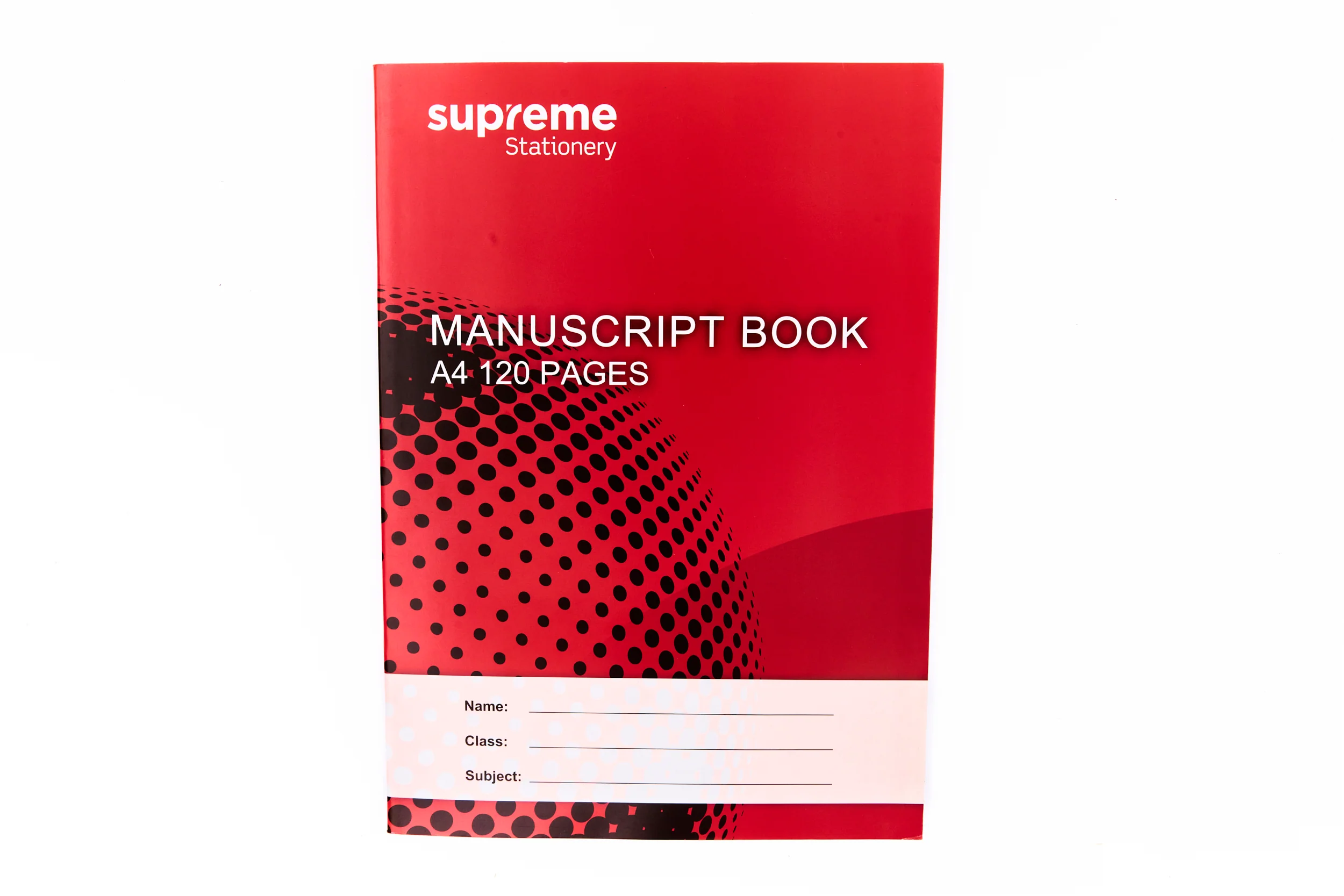 A4 120 Page Manuscript Book