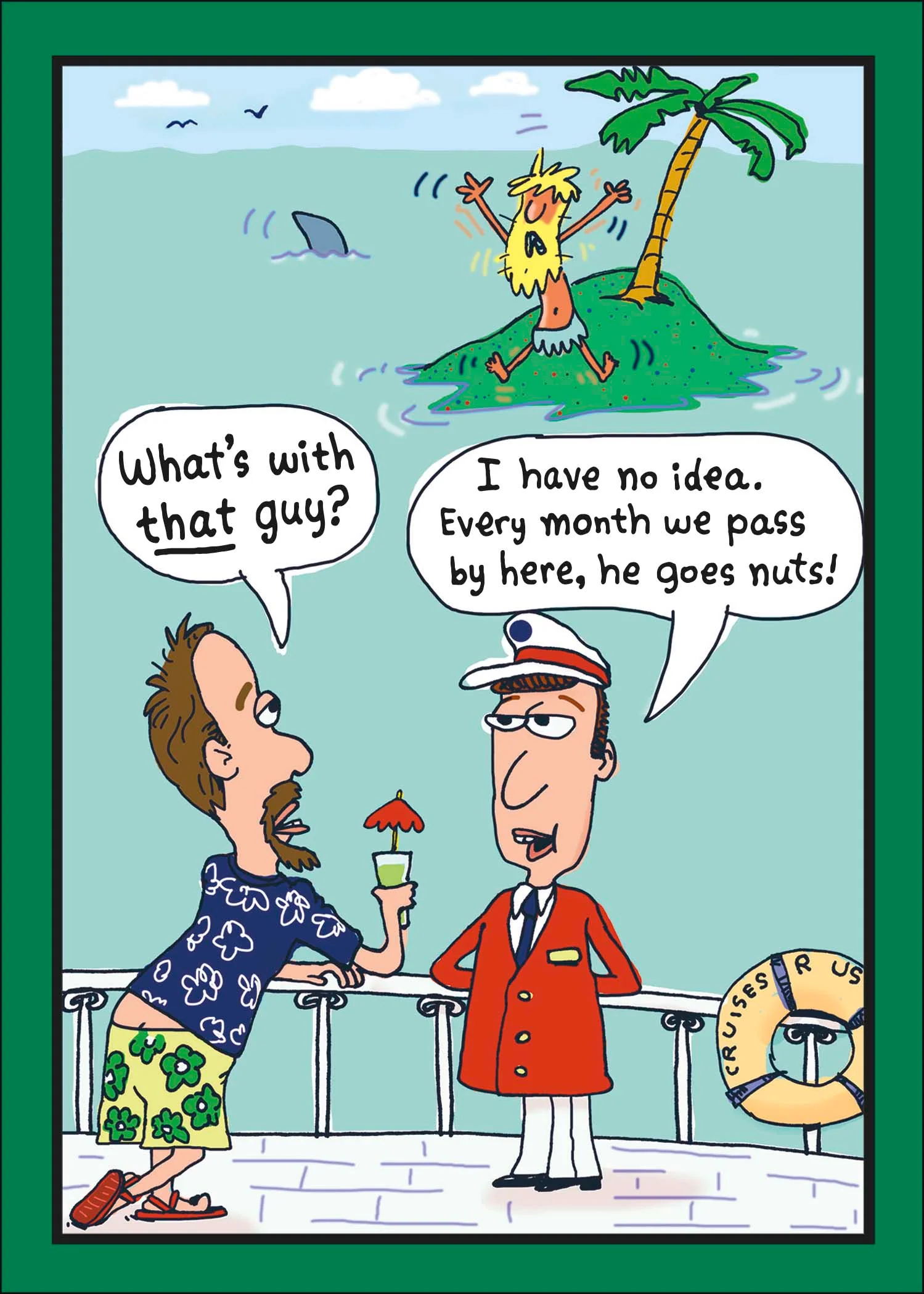Birthday Humour - Castaway