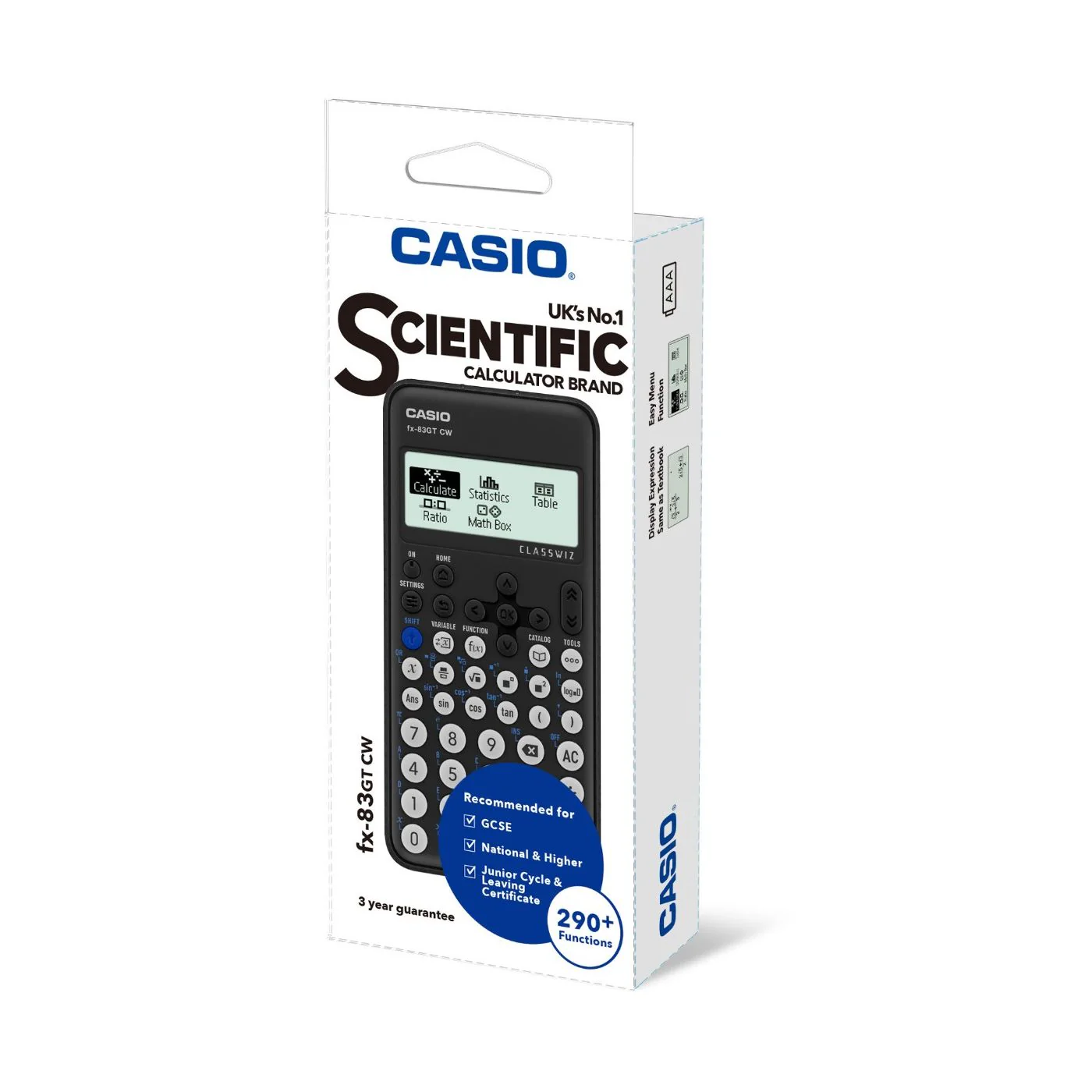 Casio Scientific Calculator fx-83GT CW Black - Image 2
