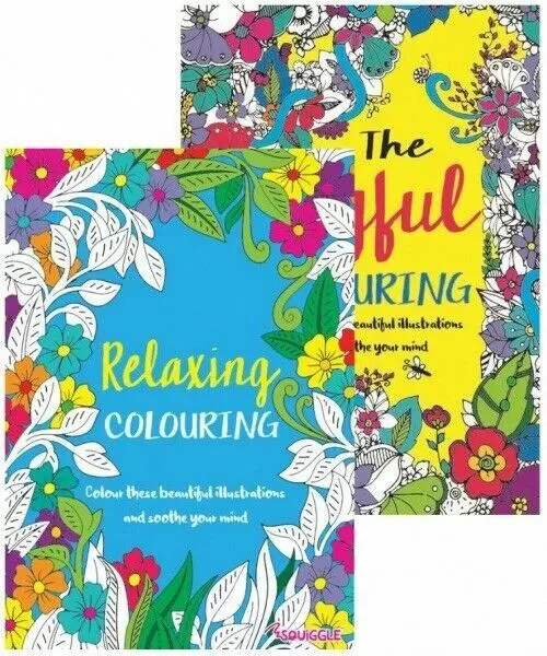 Colouring Book Advanced - Relaxing and Joyful