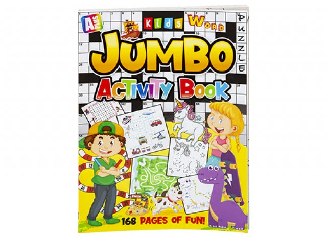 Jumbo Activity Book 168Pg