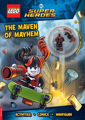 LEGOĀ® DC Super Heroesā¢: Maven of Mayhem Activity Book (with Harley Quinn⢠LEGO minifigure and megaphone)
