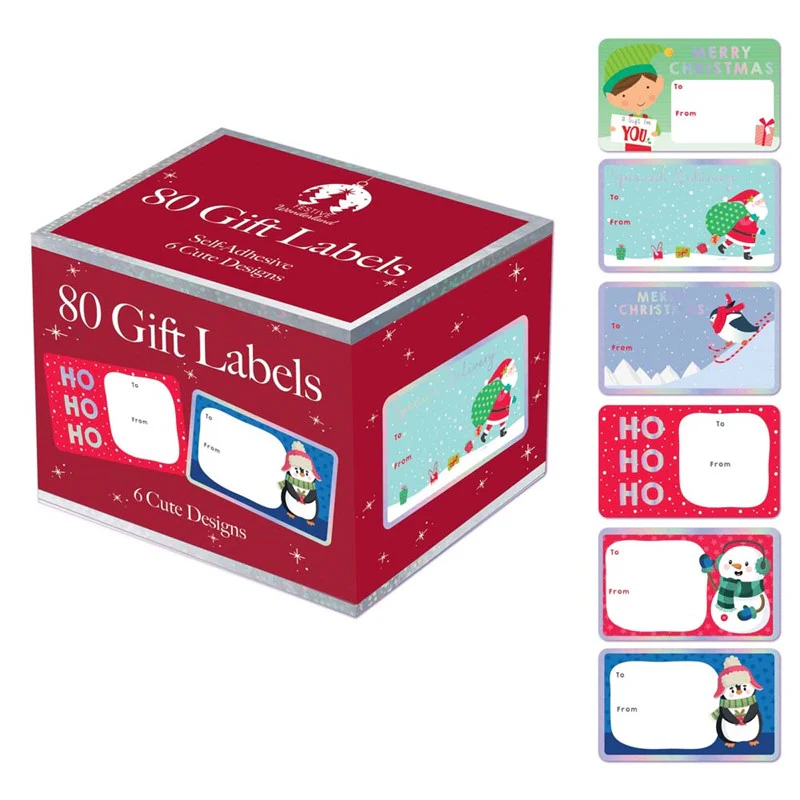 Mini Gift Tags (24pk) Cute Christmas