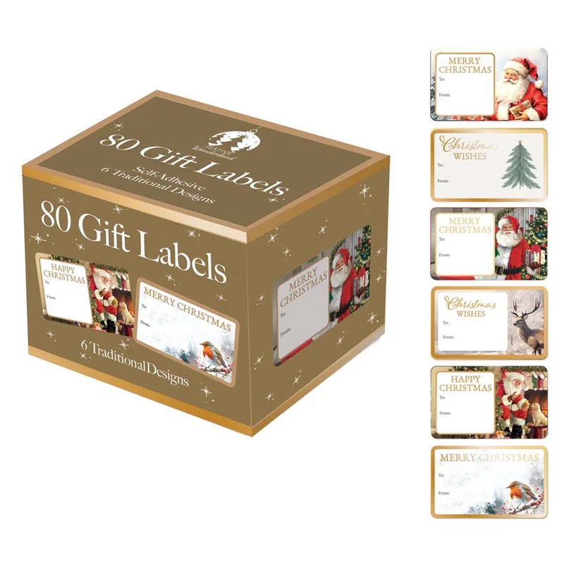 Mini Gift Tags (24pk) Traditional