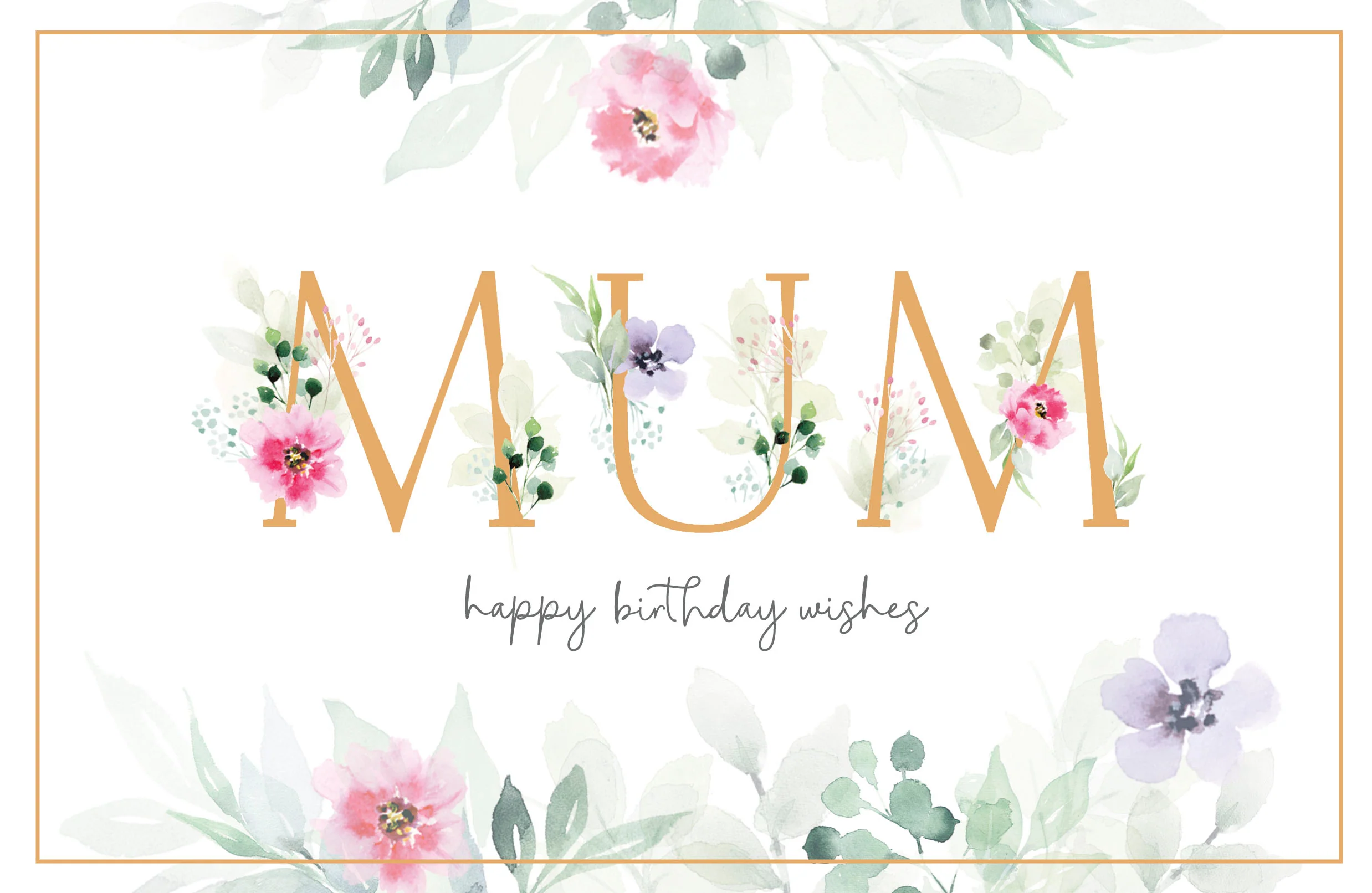 Mum Birthday - Gibson