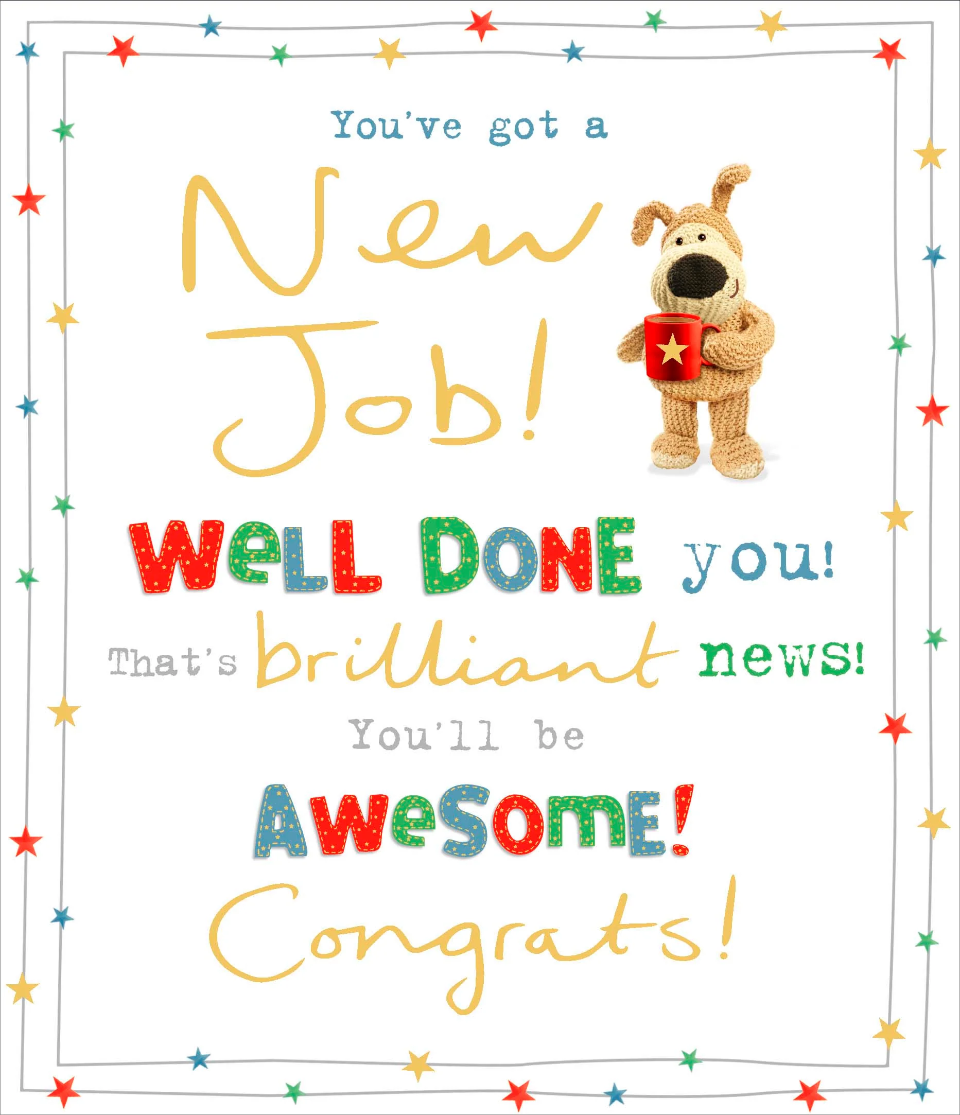 New Job Congratulations - Boofle