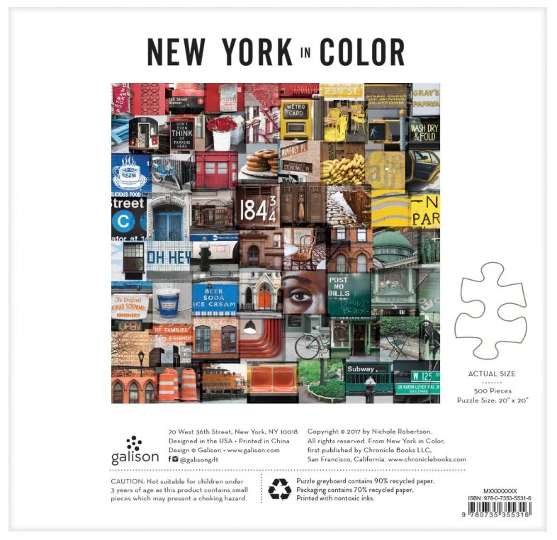 New York in Color 500 Piece Puzzle - Image 3