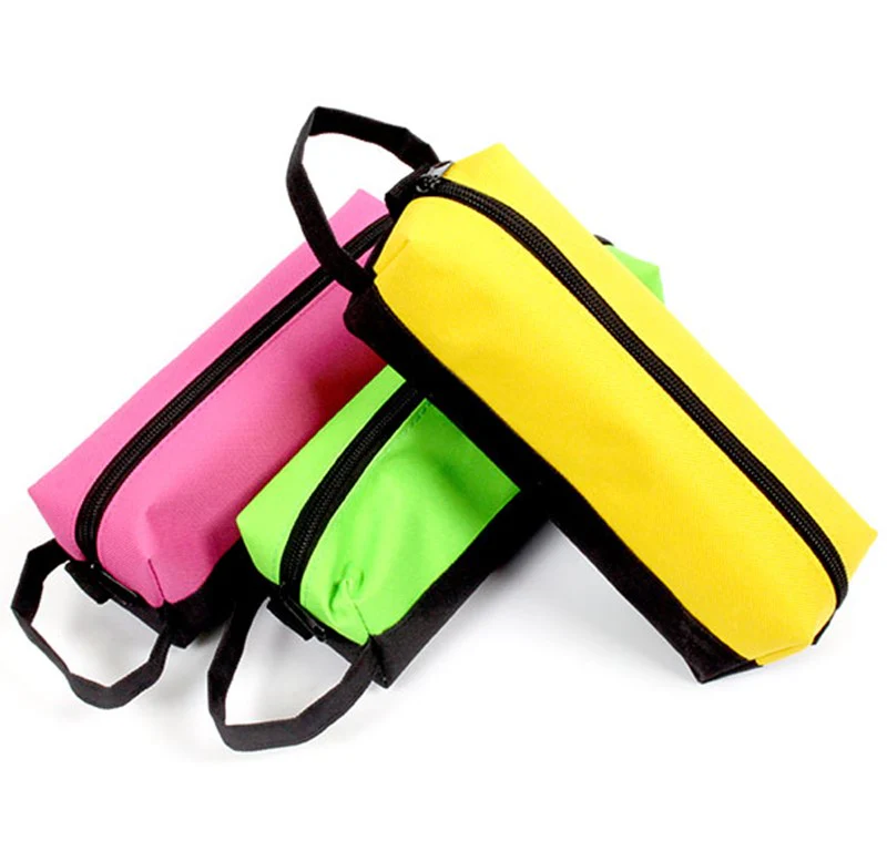 Pencil Case - 2 Tone Colour with Carry Handle