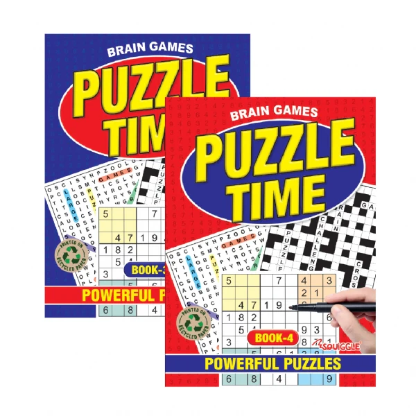 Puzzle Time (Slightly smaller than A4)