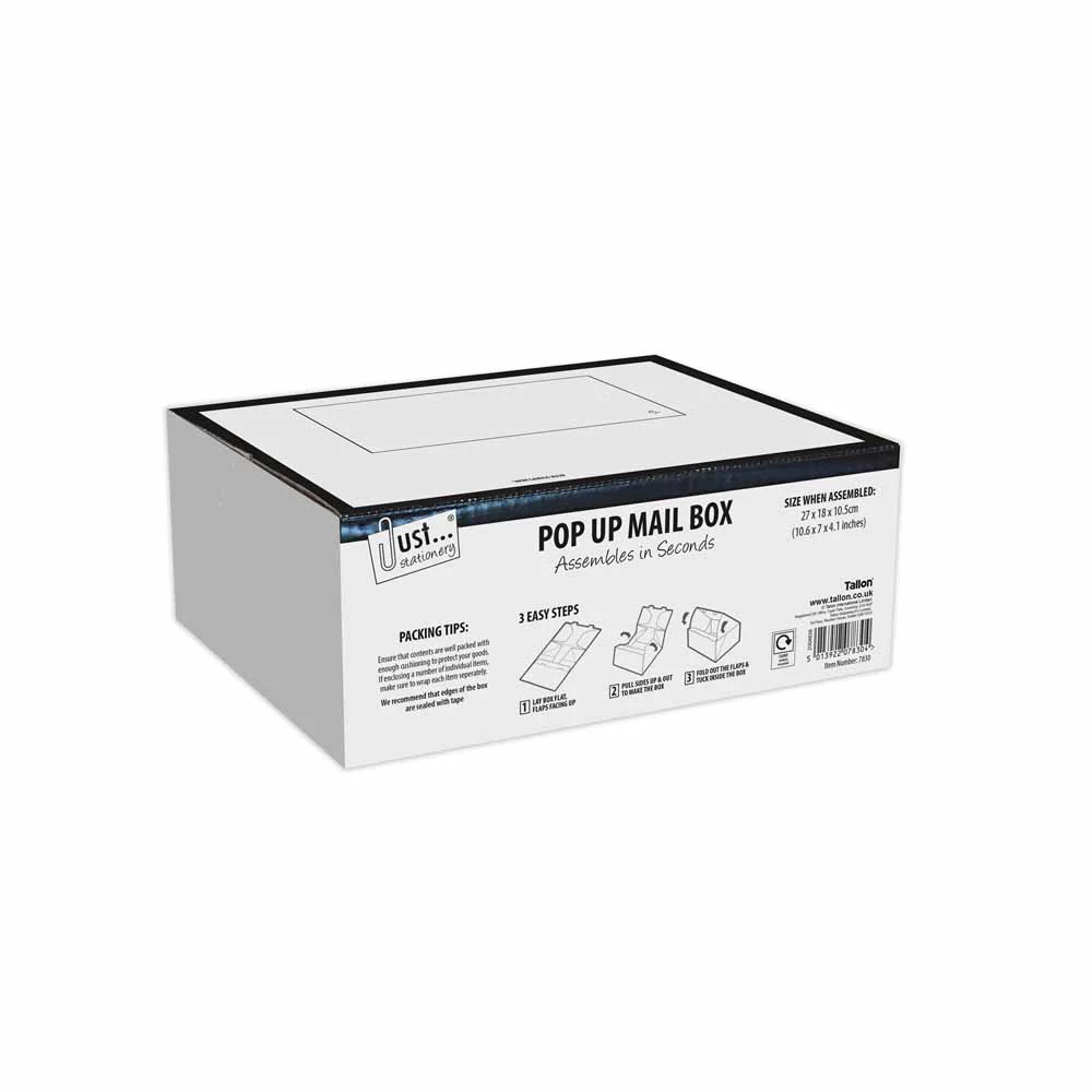SMALL POP UP MAILING BOX 27X18X10CM