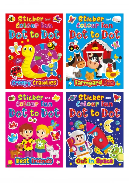 Sticker and Colour Fun Dot to Dot - Image 2