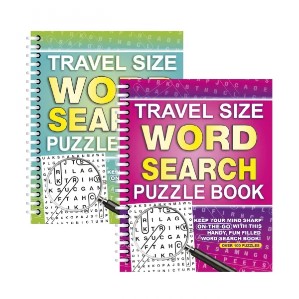 Travel Size Word Search - Spiral Bound