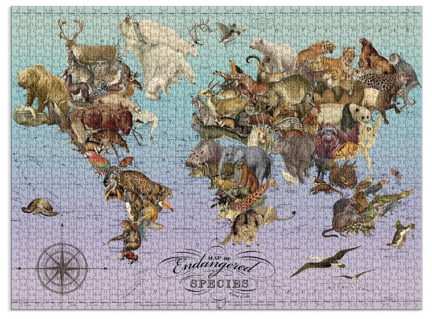 Wendy Gold Endangered Species 1500 Piece Puzzle - Image 2