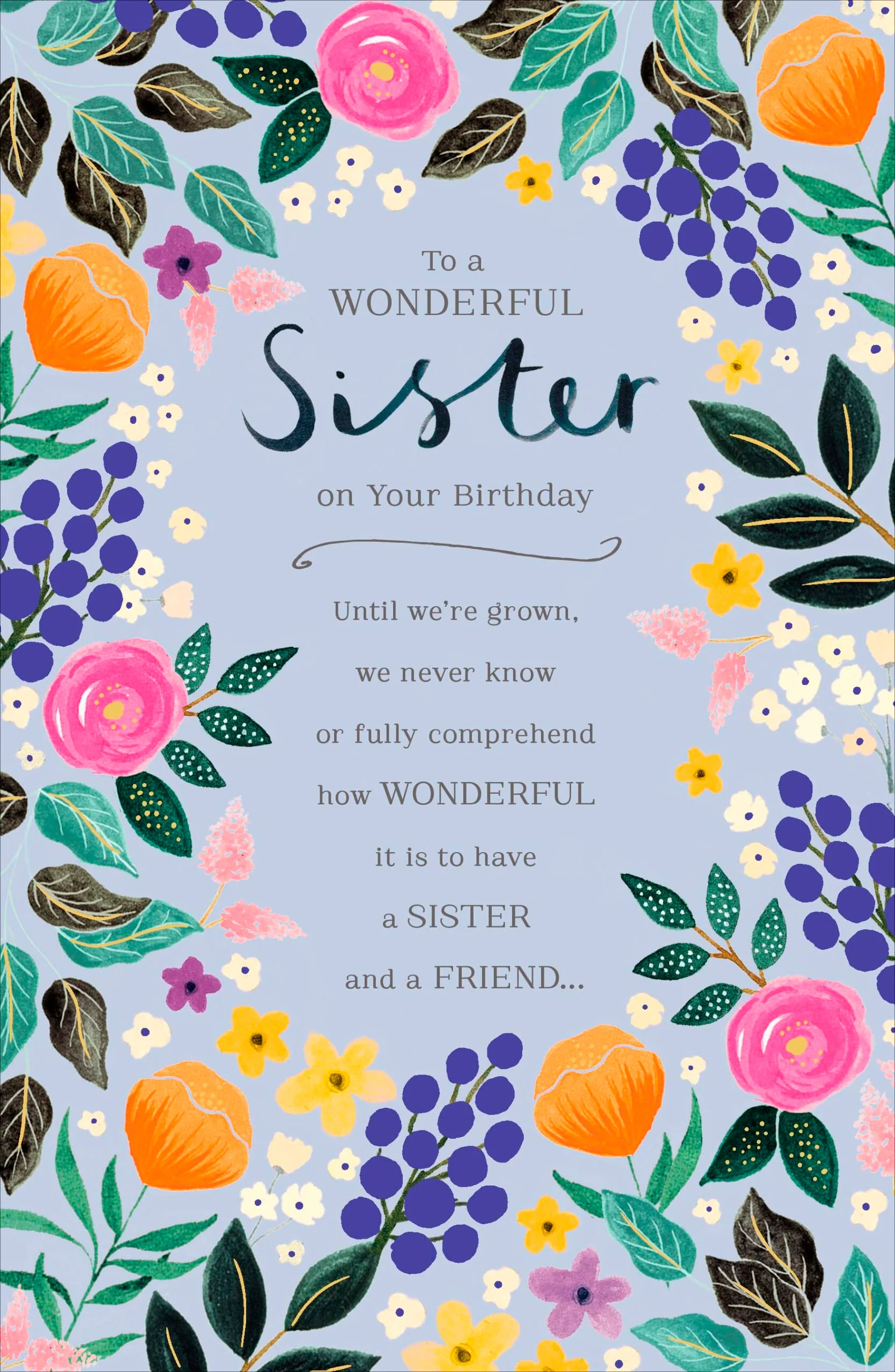 Wonderful Sister Birthday