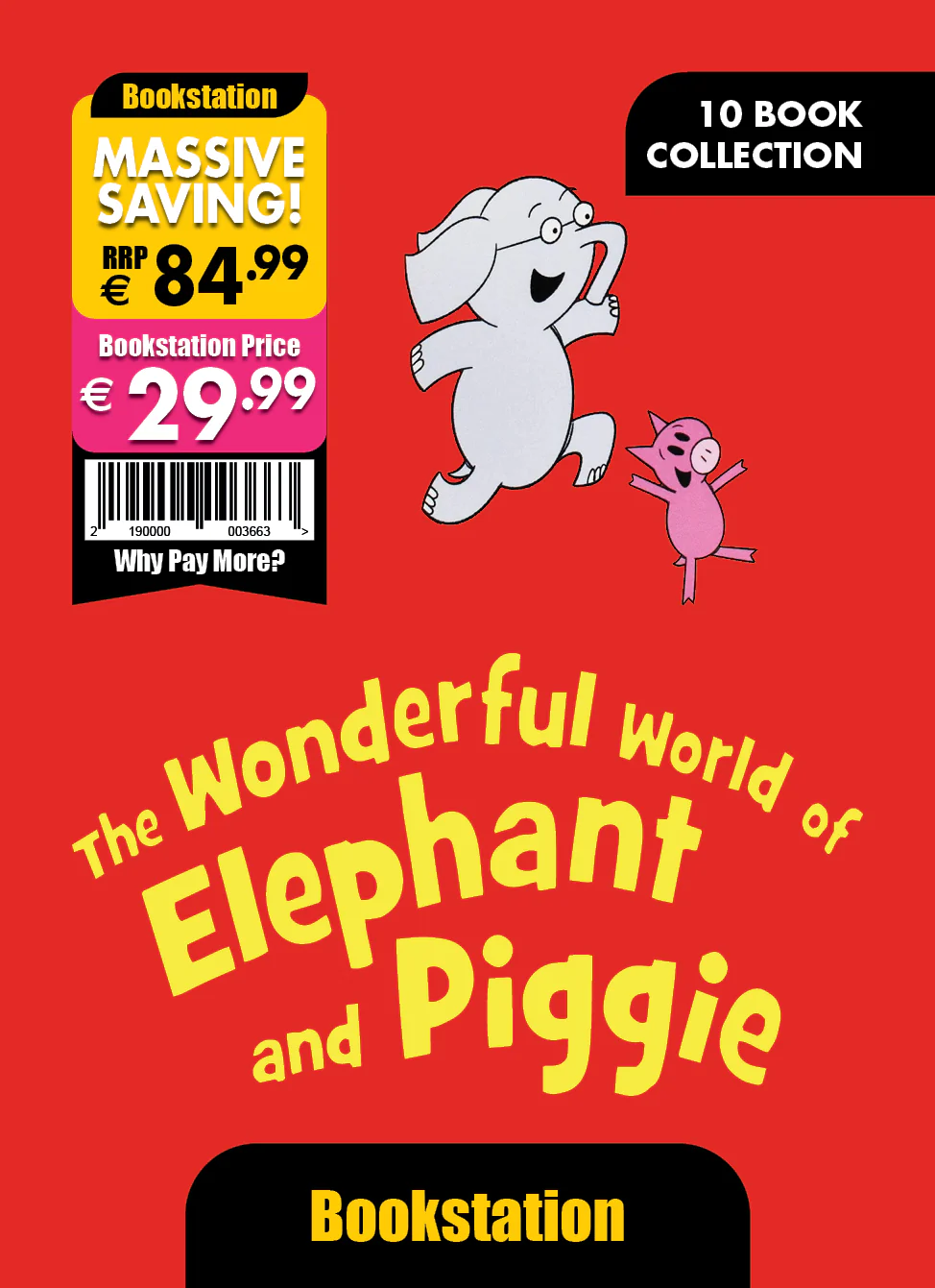 Wonderful World Of Elephant & Piggie - 10 Book Set